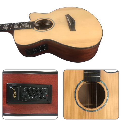 Aiersi SG02-SMCE-41 elektro-akusztikus gitár