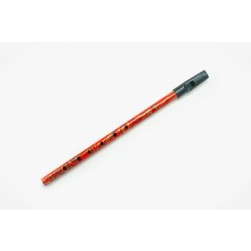   Flageolet - BDW/RED Boho Irish Flute D With Box, Patterned Red