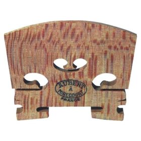   Aubert Nr.7 Mirecourt Violin Bridge/Tailpiece 4/4, Small Heart