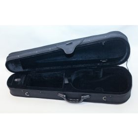 GMC-V002 Violin Case 3/4 - Black-Black