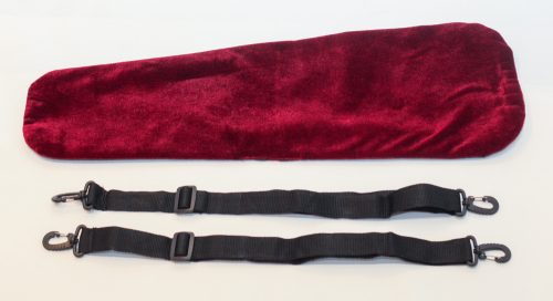 GMC-002 Violin Case 1/4 Black-Red