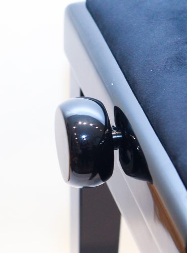 Ambiente Piano Bench AMB23-PKB-VBK Black Polished+Black Velvet