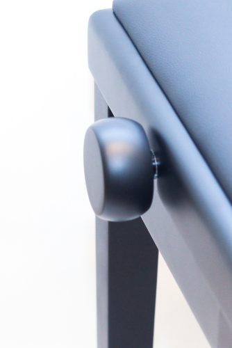 Ambiente Piano Bench AMB23-MBK-LBK Black Matte + Black Leather