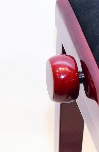 Ambiente Piano Bench AMB23-PMH-VBK Mahogany Polished + Black Velvet