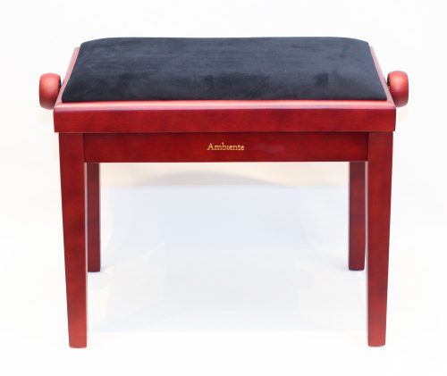 Ambiente Piano Bench AMB23-MMH-VBK Mahogany Matte + Black Velvet