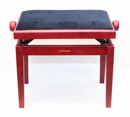 Ambiente Piano Bench AMB23-MMH-VBK Mahogany Matte + Black Velvet