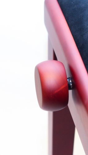 Ambiente Piano Bench AMB23-MMH-VBK Mahogany Matte + Black Velvet