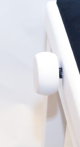 Ambiente Piano Bench AMB23-PWH-VBK White Polished + Black Velvet