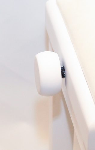 Ambiente Piano Bench AMB23-PWH-VWH White Polished + White Velvet