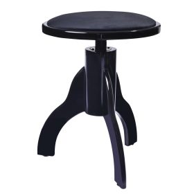   Ambiente Piano Chair AMB2-PBK-VBK Black Polished + Black Velvet