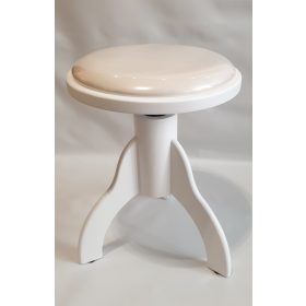 Ambiente Piano Chair AMB2-MWH-VWH White Matte + White Velvet