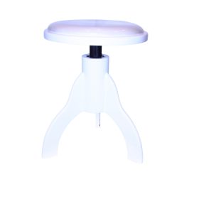   Ambiente Piano Chair AMB2-PWH-VWH White Polished + White Velvet