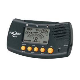FZONE FT-60A metronóm-hangoló, fekete