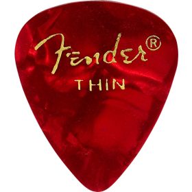 Fender pengető piros (red moto) 351-es, vékony (thin)