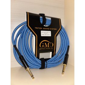 GMC-2328-6 Triton Gitár kábel mono 6m, kék szövet