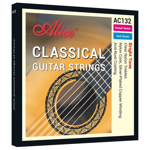 Alice AC132-N klasszikus gitár húrkészlet, medium 