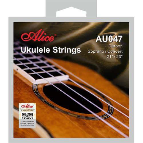Alice AU47 szopán-Koncert ukulele húrkészlet
