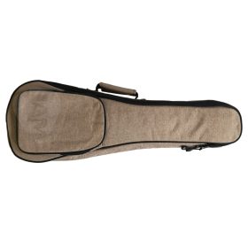 FZONE CUB-7 szoprán ukulele bélelt 10mm huzat, szürke