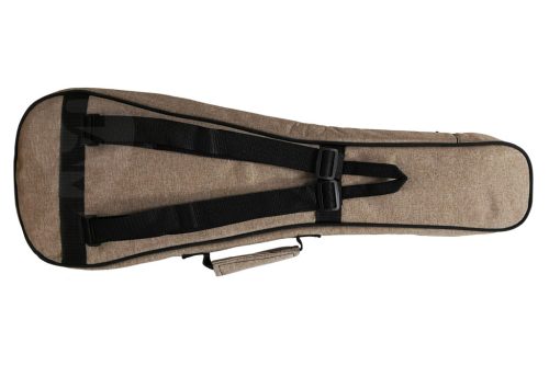 FZONE CUB-7 szoprán ukulele bélelt 10mm huzat, szürke